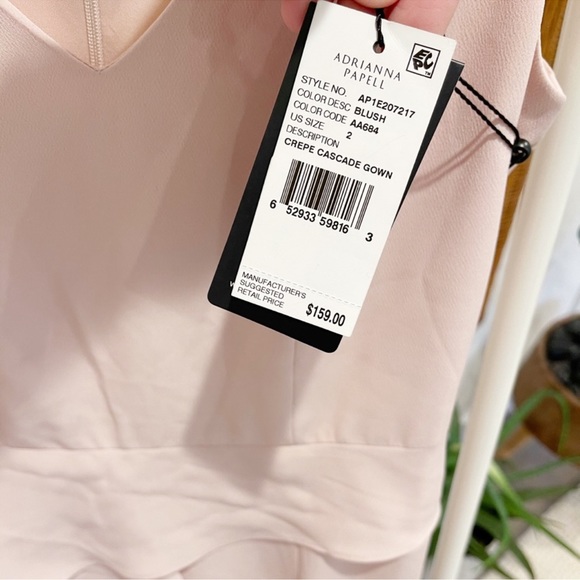 Pink dress gown maxi - Picture 3 of 4